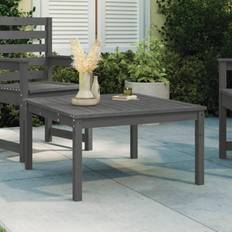 Grey Outdoor Bistro Tables Garden & Outdoor Furniture vidaXL grey pine, Garden