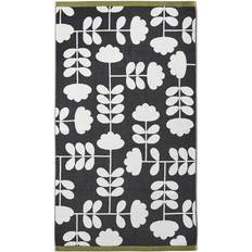 Orla Kiely Cut Stem Bath Towel Black