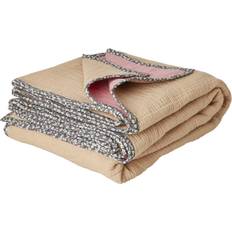 Rice Cotton Soft Blankets Pink