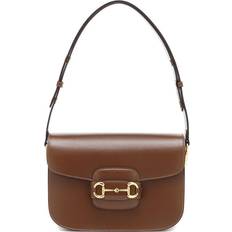 Gucci Horsebit 1955 Shoulder Bag - Brown Leather