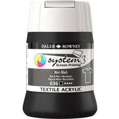 System 3 Daler-Rowney 250ml Textile Screen Printing Acrylic Paint M