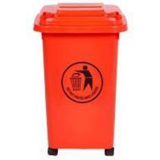 GPC 30L Red Indoor Wheeled Bin 520 to BS/EN 840