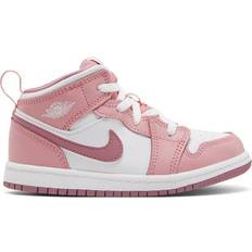 Nike Jordan 1 Mid TD - Coral Chalk/White/Desert Berry