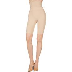 MeMoi Bodysmoothers Dual Layer High Waisted Thigh Shaper - Nude