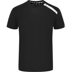 Aquascutum Men's Shoulder Brand Logo T-shirt - Black