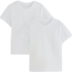 George for Good Kid's Crew Neck School T-shirt 2-pack - White