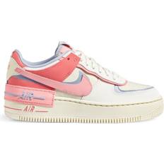 Beige - Nike Air Force 1 - Women Trainers Nike Air Force 1 Shadow W - Sail/Sea Coral/Indigo Haze/Coral Chalk