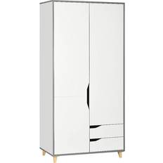 Shelves Wardrobes Homcom Anti-Tipping Wardrobe