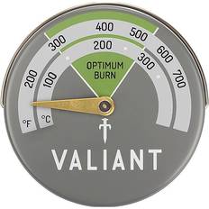 Valiant Magnetic Log Burner Stove Thermometer Green