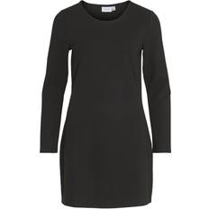 Vila Solid Colours Dresses Vila Long Sleeve Short Dress