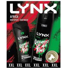 Lynx Africa XXL Body Wash, Spray 2pcs Gift Set