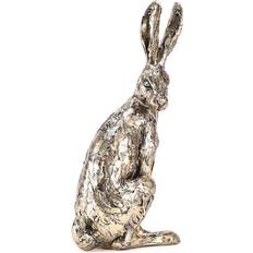 Meg Hawkins Bronze Finish Resin Hare Figurine