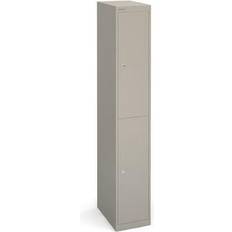 Bisley lockers with 2 doors 457mm deep CLK182G