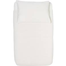 The Little Green Sheep Organic Duvet & Pillow Cover White