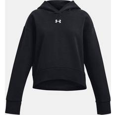 Under Armour Rival Fleece Crop Hoodie Black