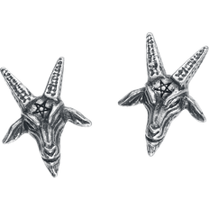 Alchemy Gothic Baphomet Ear Studs