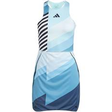 Adidas Polyester Dresses Adidas Tennis Transformative Aeroready Pro Dress - Flash Aqua/Black