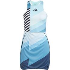 Blue - Tennis Dresses adidas Tennis Transformative Aeroready Pro Dress - Flash Aqua/Black