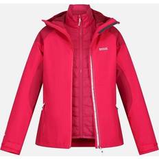 Red - Women Rain Clothes Regatta Womens/ladies Wentwood Vii In Waterproof Jacket pink Potion/berry Pink