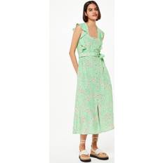 Whistles Women's Sophie Daisy Meadow Midi Dress Green/Multi