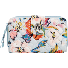 Vera Bradley RFID Turnlock Wallet - Sea Air Floral