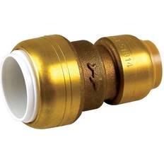 Sharkbite 1/2 inch cts x 1/2 inch pvc transition coupling, push to connect brass