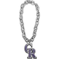 FanFave Silver Colorado Rockies Team Logo Chain