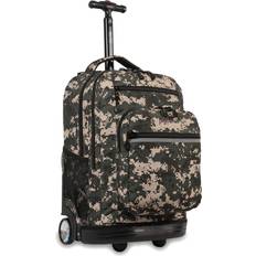 J World New York Sundance Rolling Backpack Girl