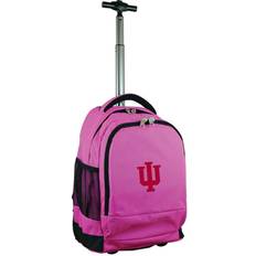 Denco MOJO Pink Indiana Hoosiers Premium Wheeled Backpack
