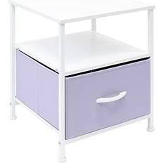 Purple Bedside Tables Sorbus Nightstand 1-Drawer Storage Bedside Table