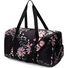 Jadyn weekender women's large 52l duffel bag with shoe compartment black