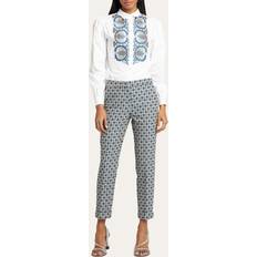 Etro Cotton Shirt With Paisley Embroidery, Woman, White