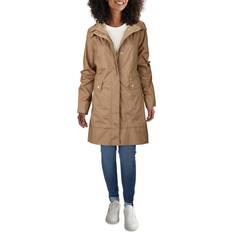 Cole Haan Women's Packable Raincoat Champagne