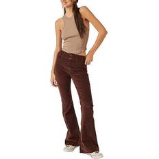 Free People Jayde Flare Corduroy Pants Brown