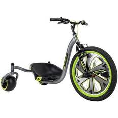 Huffy Green Machine 20” Drift Trike with Drifter Wheels, Silver & Green