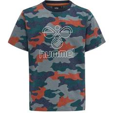 Camouflage T-shirts Children's Clothing Hummel Jackson T-shirt S/S - Stormy Weather (215259-7007)
