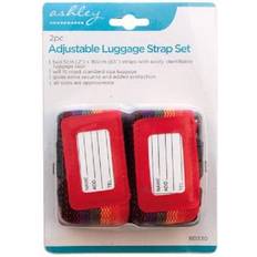 The Home Fusion Company Adjustable Luggage Straps Tag Band Suitcase