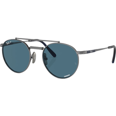 Ray-Ban Round II Titanium Polarized RB8237 3142S2