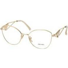 Prada Glasses Prada 52ZV ZVN1O1 Gold Women Irregular