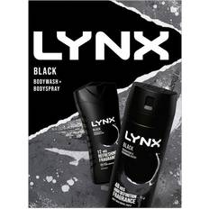 Lynx Black Body Wash 225ml & Spray 2Pcs Gift Set
