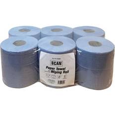 Cleaning Equipment & Cleaning Agents Scan C2B157F Paper Towel Wiping Roll 2-Ply 176mm 150m