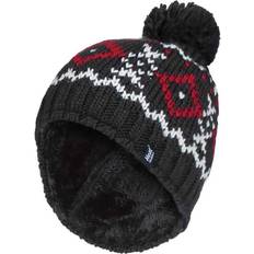 Heat Holders Mens Fleece Lined Thermal Winter Warm Beanie Bobble With Pom Pom