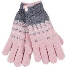 Heat Holders WoMens Nordic Fleece Lined Thermal Gloves Pink