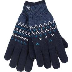 Heat Holders WoMens Nordic Fleece Lined Thermal Gloves Navy