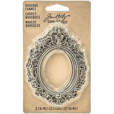 Advantus 3 idea-ology metal baroque 2.25"x3" 2/pkg-antique Photo Frame