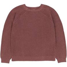 Brown T-shirts The New Rose Brown Glitter Pullover-11/12 år