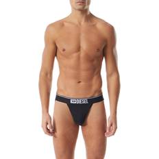 Diesel 3-Pack Basic Cotton Jockstraps, Black/grey