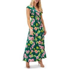 Phase Eight Effie Floral Jersey Maxi Dress, Green/Multi