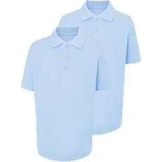 George for Good Boy's School Polo Shirts 2-pack - Light Blue