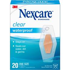 3M Nexcare Waterproof Clear Bandages 20-pack
